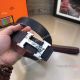 New Replica Hermes Paris Mens Black Leather Belt Flower Pattern Buckle (2)_th.jpg